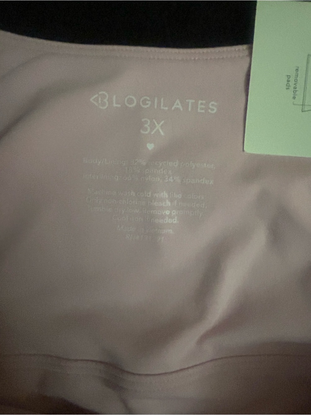 Blogilates Floral Ruffle Lace-Up Tank sz3XL - Picture 5 of 8
